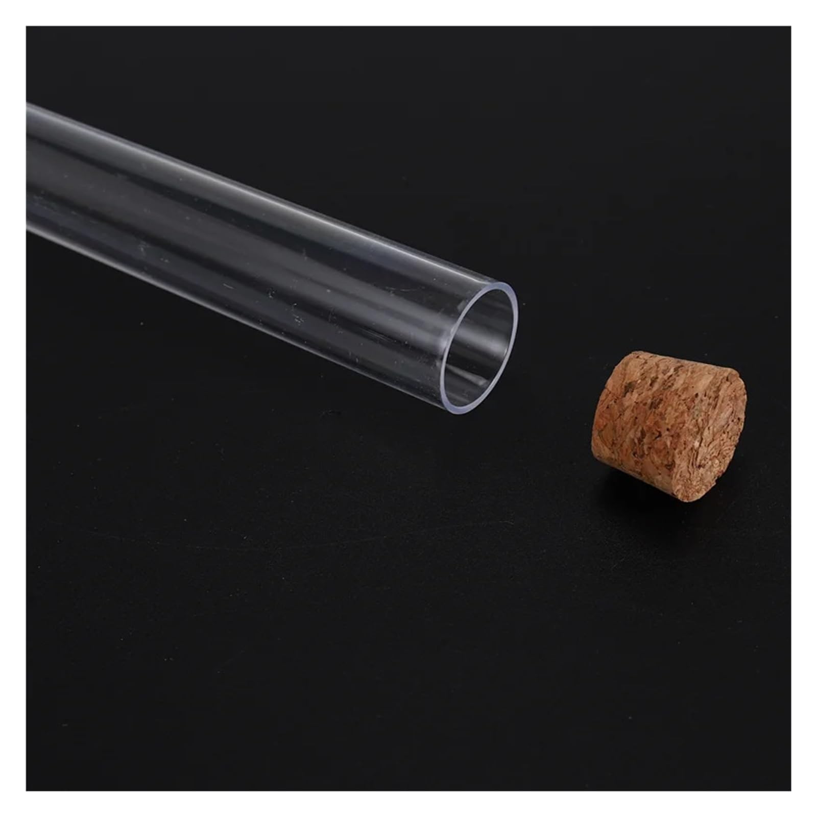 EDVTK35 50 szt. 20X150mm 30ml plastikowa probówka z korkiem, przezroczysta tuba na upominek weselny