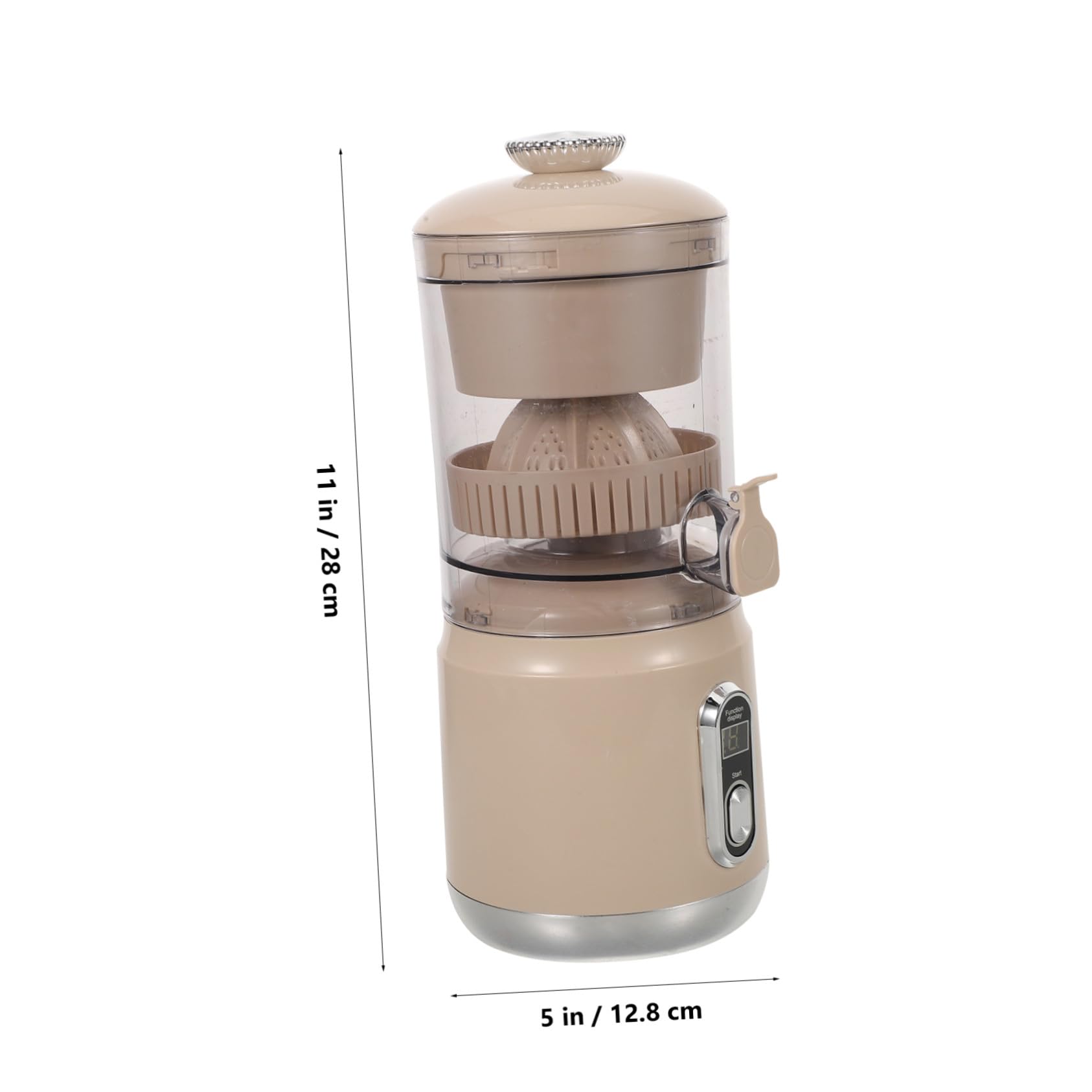 Cabilock Exprimidor de Cítricos Eléctrico Exprimidor Portátil Extractor de Jugos con Prensado Frío Separación Automática de Pulpa Hogar
