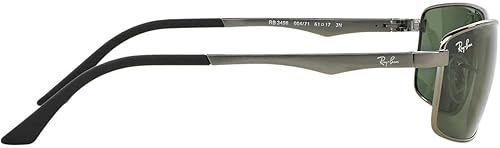 Miniatura 8 de Ray-Ban Rb3498 - Gafas de sol rectangulares de metal para hombre