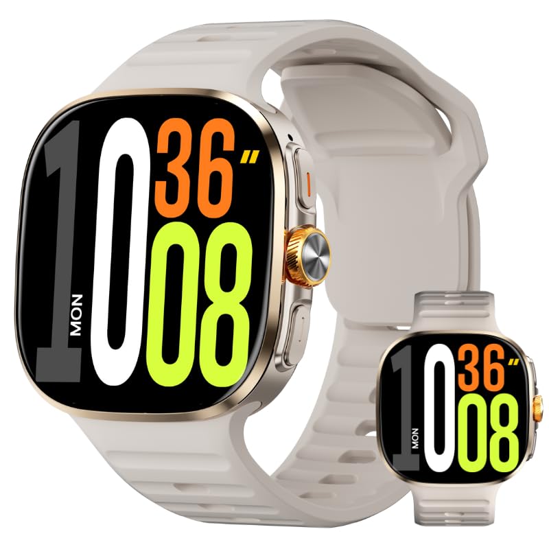 Dual-System Smart Watch with 2 4 AMOLED Bezelless Display Rotatable Camera Android Support GPS 2100mAh Ultra-Long Battery IP67
