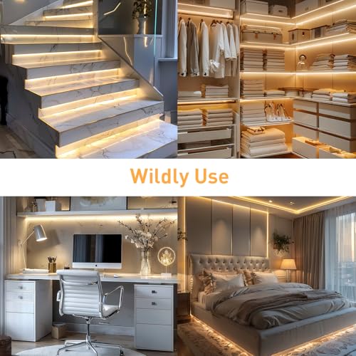 Image of LED Strip Lights for Bedroom 16.4ft Flexible Waterproof RGB Neon Light Strips Color Changing Lights with Power Supply Silicone Neon Multiple Modes Rope Lights for Party Indoor and Outdoor Decoration