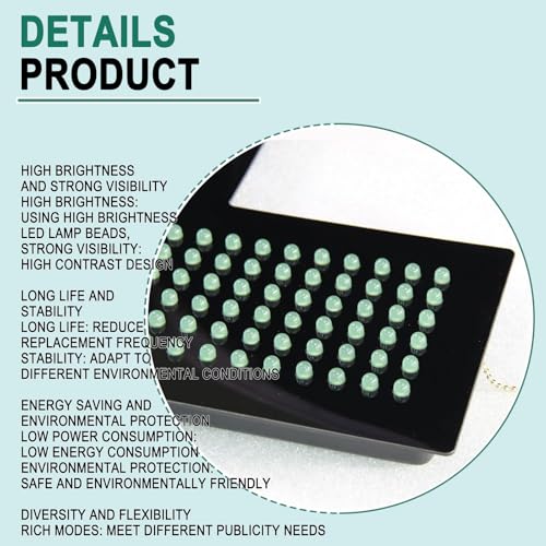 Segnale LED per Farmacia con Croce Medica – Luminoso Display Elettrico per Vetrine di Farmacia, Decorazione Robusta per Interni/Esterni, Installazione Semplice