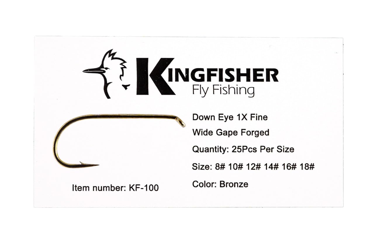 Kingfisher Fly Fishing Standard Dry Fly Hook