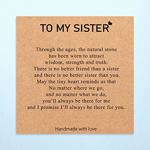 Ungent Them Sister Bracelet, Sister Gifts From Sister, Christmas Birthday Gifts For Sister Teen Girls Big Sister #TOP3