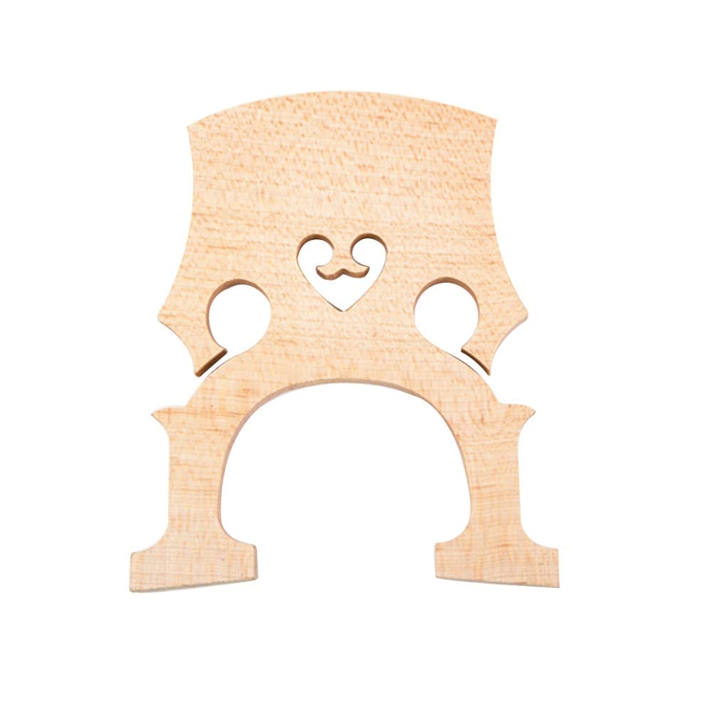 Pont de violoncelle basse 2 pièces, 4/4 3/4 1/2 1/4 pièces de rechange de pont de violoncelle en bois d'érable accessoire d'instrument pour le remplacement des pièces de violoncelle ( Size : 3/4 )