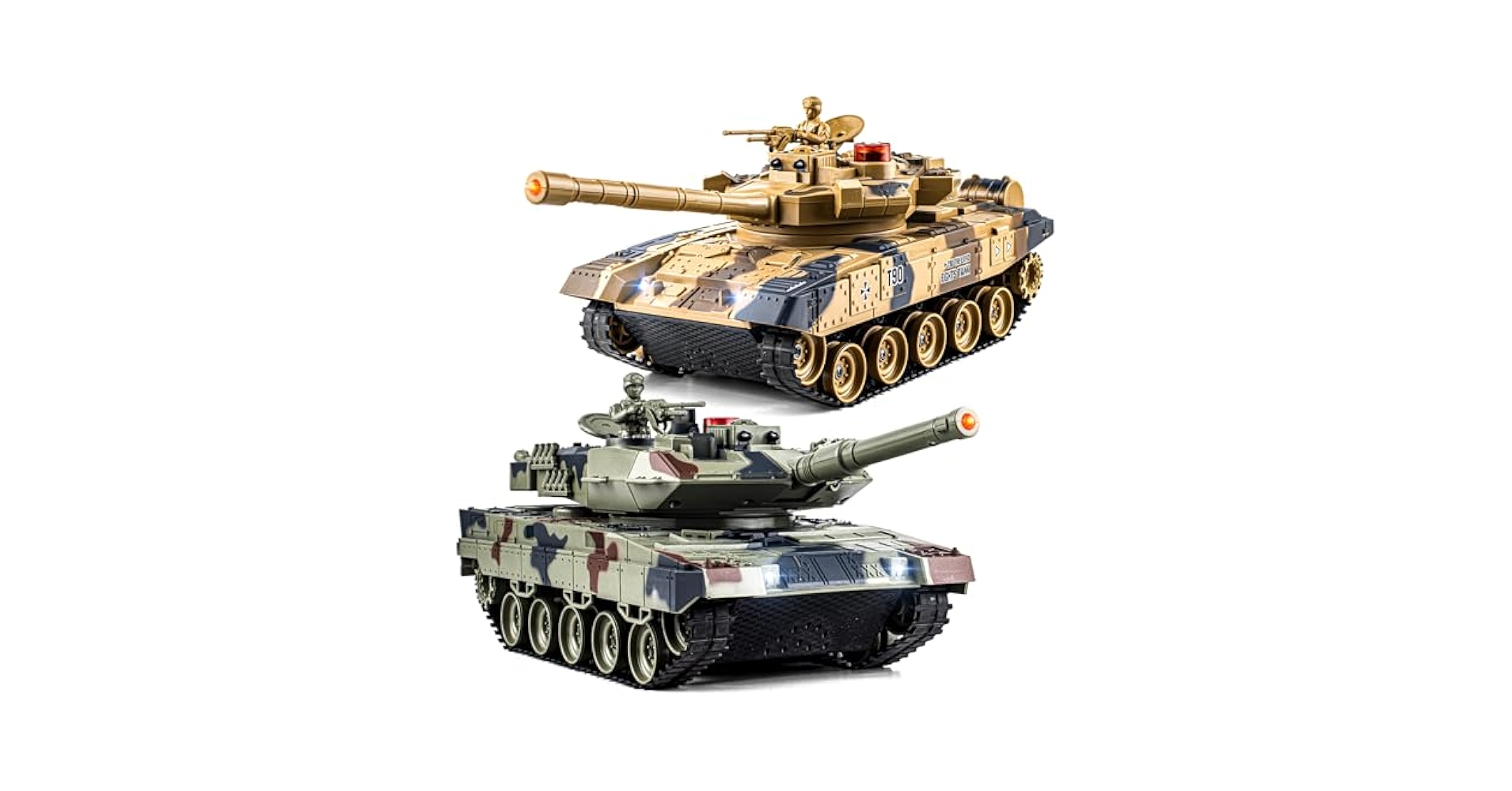 Amazon.com: Supdex 1/24 RC Battle Tank Set, Remote Control