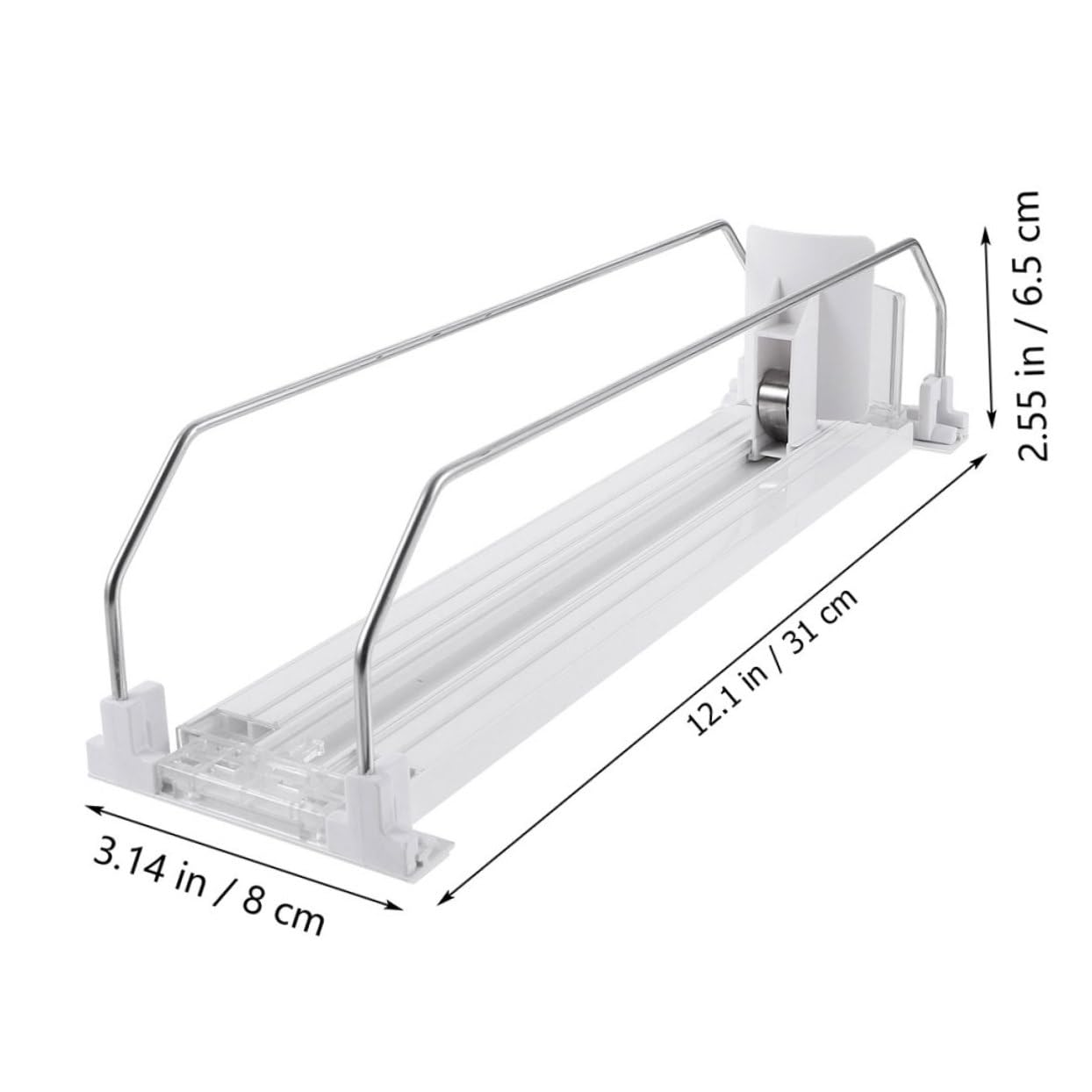 MAGICLULU Automatic Shelf Pusher Organizer for Beverage Display Compact Drink Dispenser for Supermarkets Fridges and Stores Glide for Efficient Replenishment