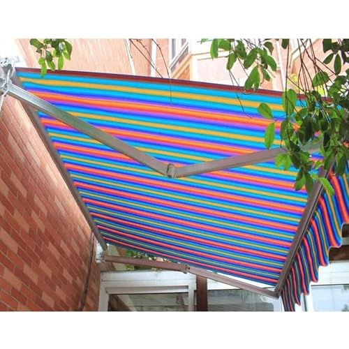 Toile store banne rétractable 3,5x1,5m polyester 280g/m² soleil jardin - 8