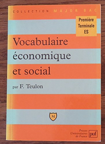Vocabulaire économique et social