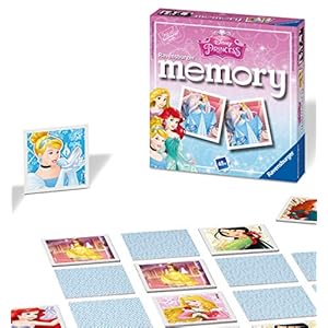Ravensburger Disney Princess Mini Memory Matching Picture Snap Pairs Game for Kids Vanaf 3 jaar en Up
