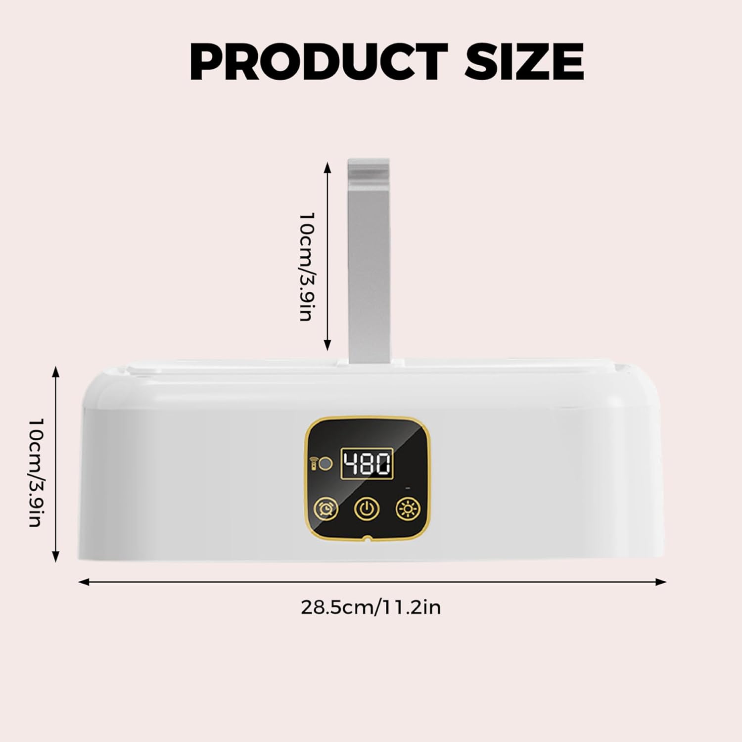 Portable Clothes Dryer with Remote Control Foldable Mini Dryer Machine for Travel Carry RV Home Apartment