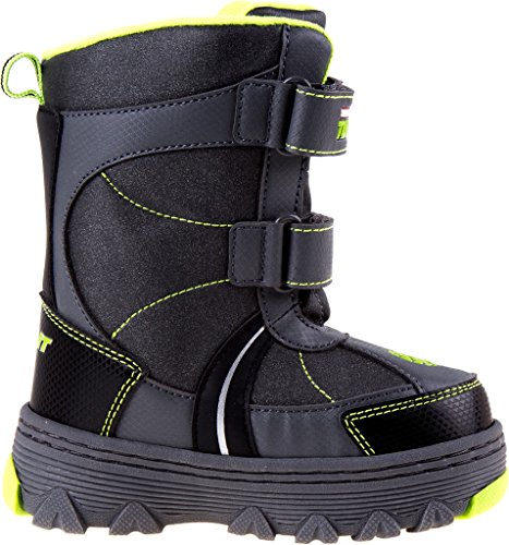 Josmo Character Shoes Boy's Ninja Turtles Snow Boots, Grey/Green, 12 Medium US Little Kid