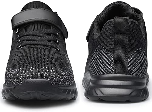 Image of Kids Shoes Toddler Boys Girls Running Sports Strap Sneakers | Children Breathable Casual Tennis Walking Athletic School Non-Slip Lightweight