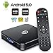 Produktbild BOMAKER Android TV Box 9.04G+64G Dual WiFi 2.4/5Ghz 4K Ultra HD RK3318 Quad-core 64-bit Cortex-A53 Bluetooth 4.0/H.265/USB 3.0/HDMI 2.0 Smart TV Box 2020 Upgrade