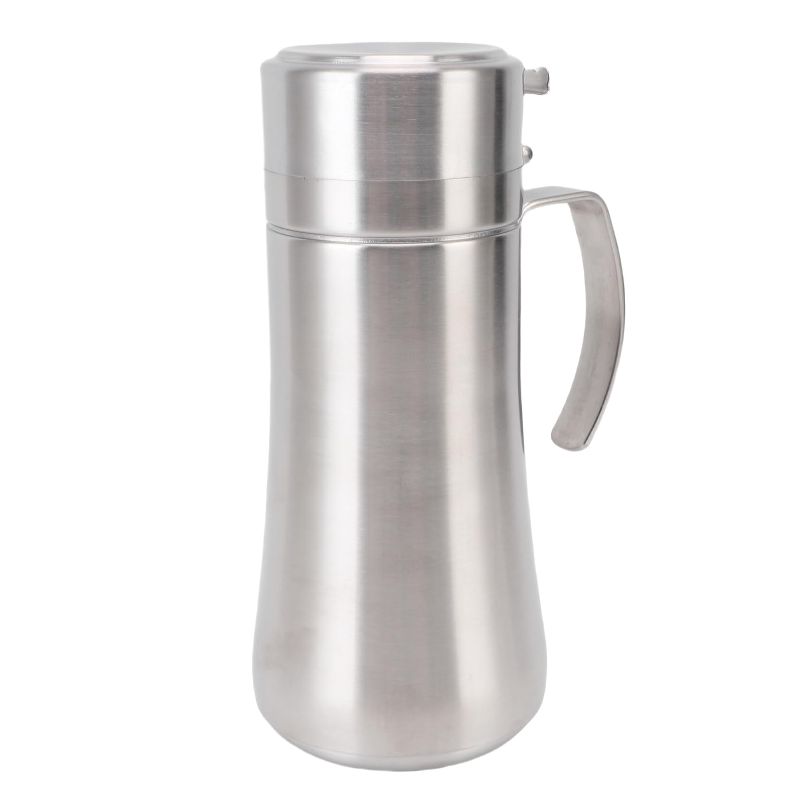 Bottiglia dispenser di olio in acciaio a tenuta stagna, contenitore multiuso per aceto con coperchio, per cucina, cucina, barbecue, strumento essenziale da cucina, 500 ml