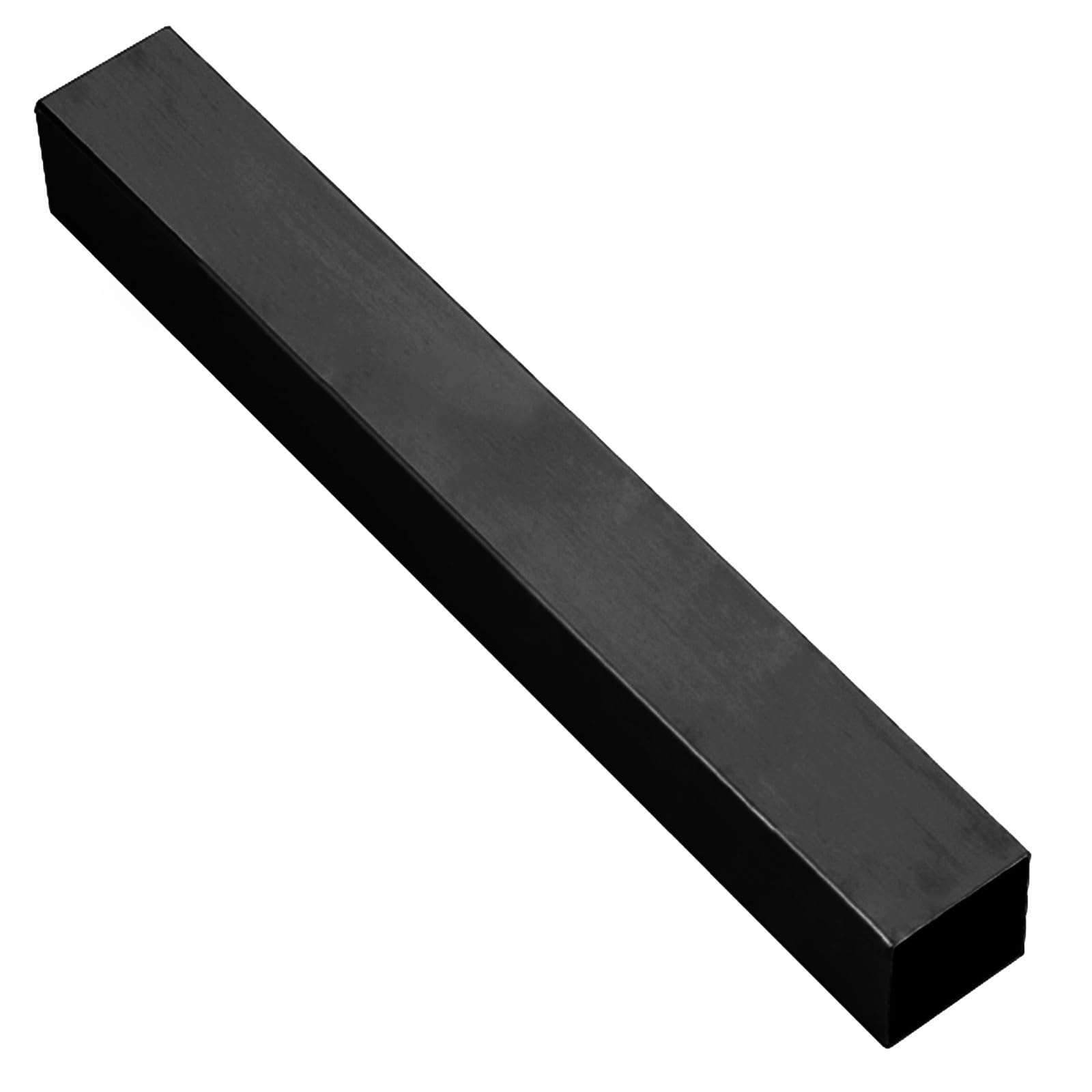 Barrière de piscine en verre et acier noir : kit balustrade rail carré 140cm