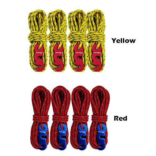 DECDEAL Thick Tent Wind Corda para camping ao ar livre Canopy Reflective Wind Rope 3mm Multifunciona