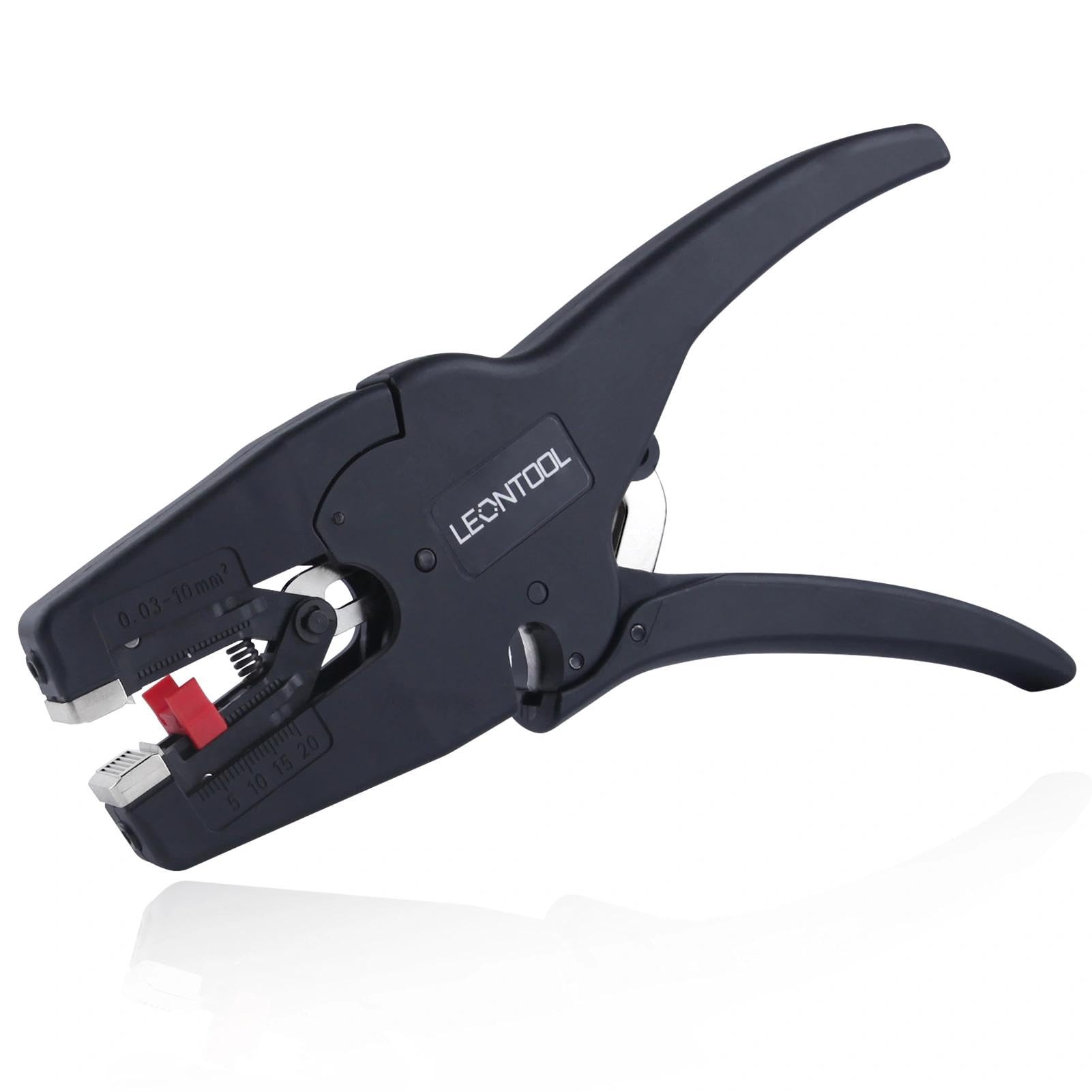 LEONTOOL Automatic Wire Stripper Tool with Cutter for 32-7 AWG Solid & Stranded Wires