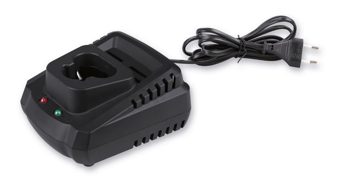 BETA 1994CB 12 V - szybka i kompaktowa ładowarka do akumulatorów litowo-jonowych 12 V, ze wskaźnikiem stanu LED i szybkim ładowaniem