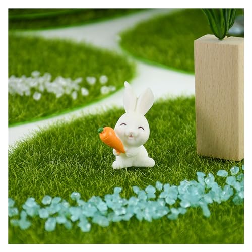 kunstgras Outdoor Gardening Turf DIY Micro Landscape Decoration Mini Fairy Garden Home Floor Decorcs Grass Mat Green Artificial Lawn (Kleur: B01-4pcs) (B022pcs) - Afbeelding 6