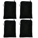 Aquapapa 4 lbs Activated Carbon Charcoal Pellets in 4 Mesh Bags for Aquarium Fish Tank Koi Reef...