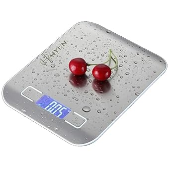 HAIYUN Digital Weighing Scale For Health, Fitness, Home Baking & Cooking Weight Machine For All Kitchen Suitable , 1 Year Warranty & Battery Included