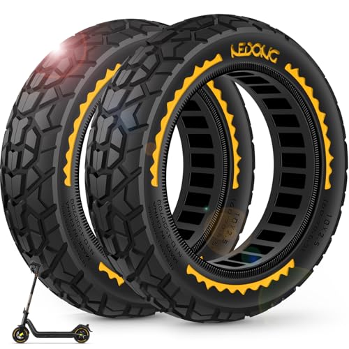 Pneumatico Pieno 10 Pollici 90/55-6.5 Tubeless Per Monopattino Elettrico – Gomma Resistente, Aderenza Migliorata Per Fuoristrada