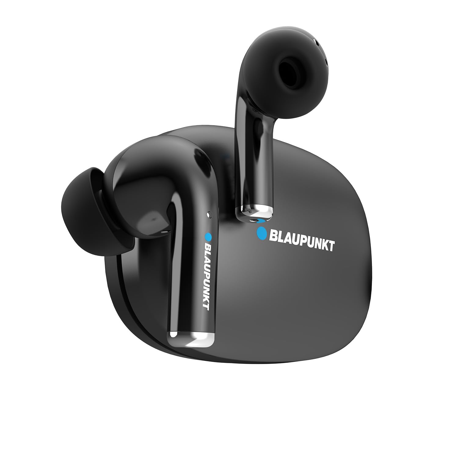 Blaupunkt BTW300 Moksha TurboPods (2025) True ANC Wireless Earbuds with Quad AI Mic, Crispr ENC Tech, Blink Pair, Dual EQ Modes & Premium Finish Bluetooth Earbuds for Music & Calls (Black)-image-25