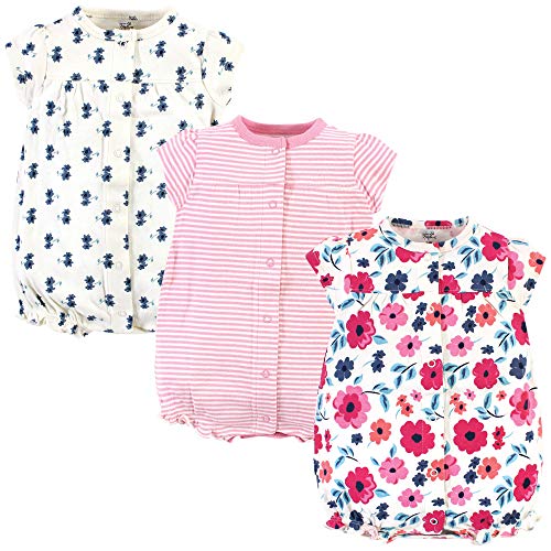 Image of Touched by Nature Baby Unisex Baby Organic Cotton Rompers
