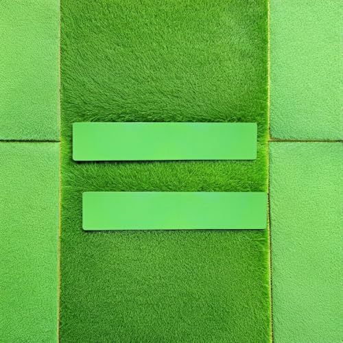 Veemoon 12pcs Tennis Court Line Boundary Markers Flat Rectangular Field Marking Pads Green for Sports Training and Outdoor Court Setup - Thumbnail 4