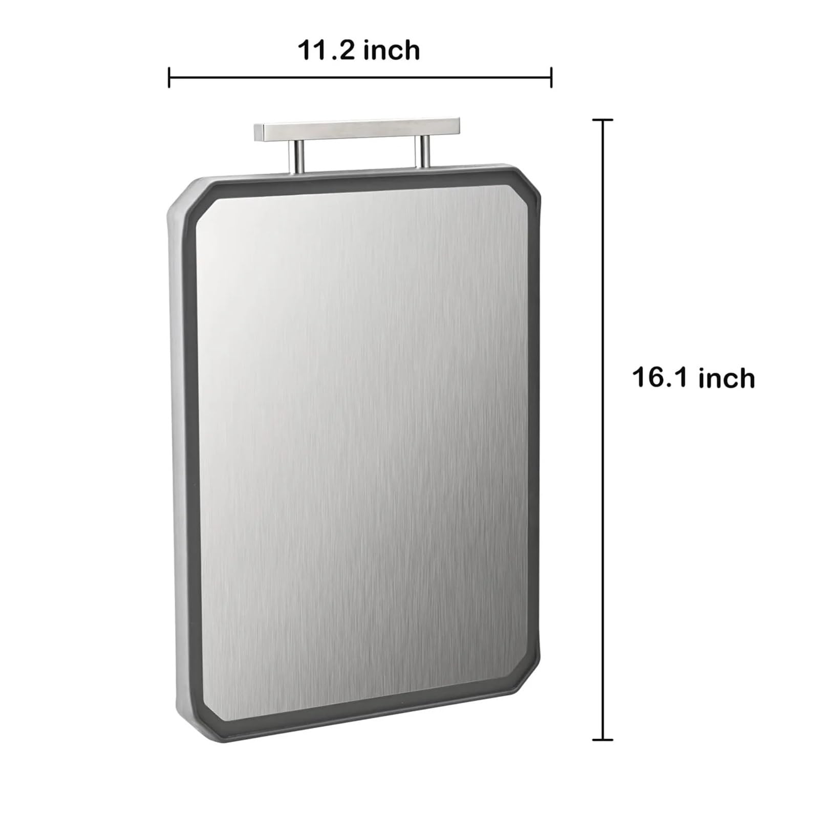 Tagliere Acciaio Inox Tagliere in acciaio a doppia faccia
