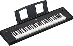 Piano Digital NP 15B Piaggero Preto 61 Teclas com Fonte Bivolt Yamaha