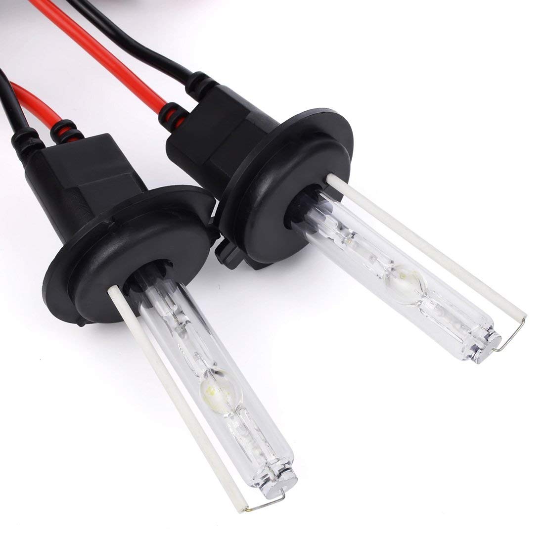 Safego Ac 55W H7 Xenón 6000K Hid Luz de Xenon Headlight Lámpara de H7 55W Bombilla de Repuesto Hid Bombillas de Coche Faros de Xenon Luces Auto Lamparas Coche Luz de Color Blanco