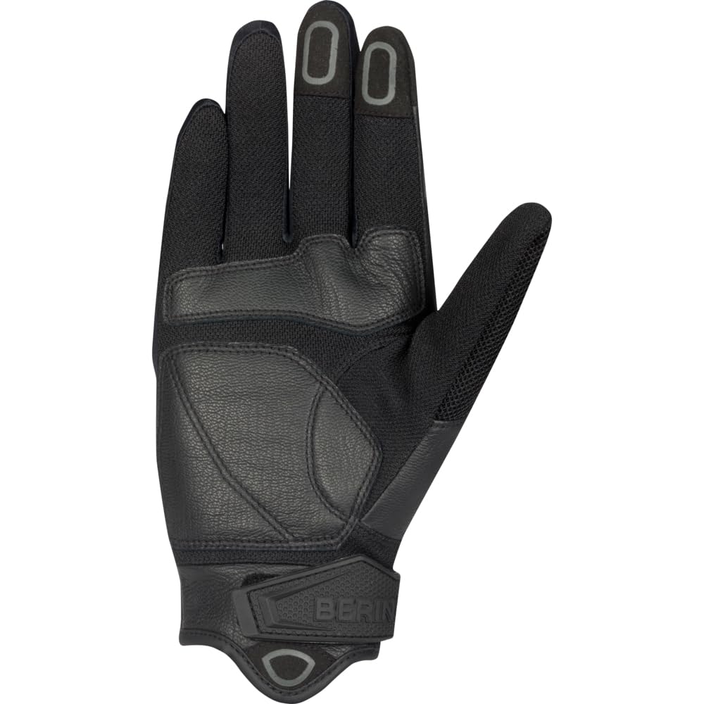 Bering Alias Damskie rękawice motocyklowe, czarny, M