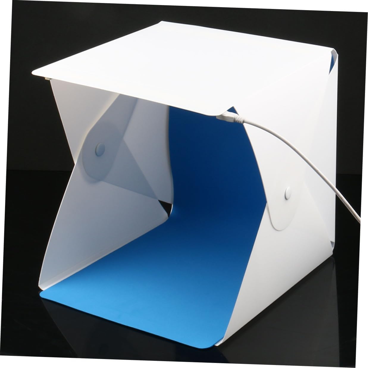 Mini Folding Light Box for Small Products, 5v 1a White image 4