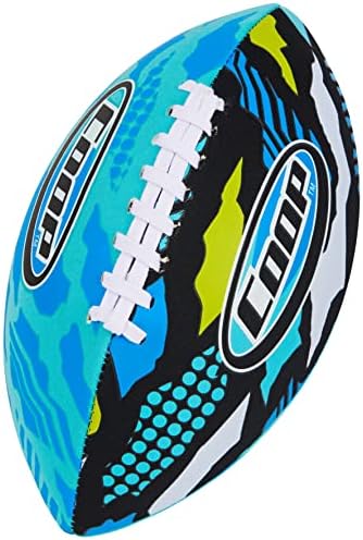 COOP Hydro Waterproof Football 9.25 Inches, Football Toy, Outdoor Games & Fathers Day Gifts, Ages 5 & Up, Blue