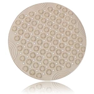 Alfombra de baño Antideslizante, Alfombras de ducha redondas PVC Alfombrillas de bañera Con ventosas, Antibacteriano…