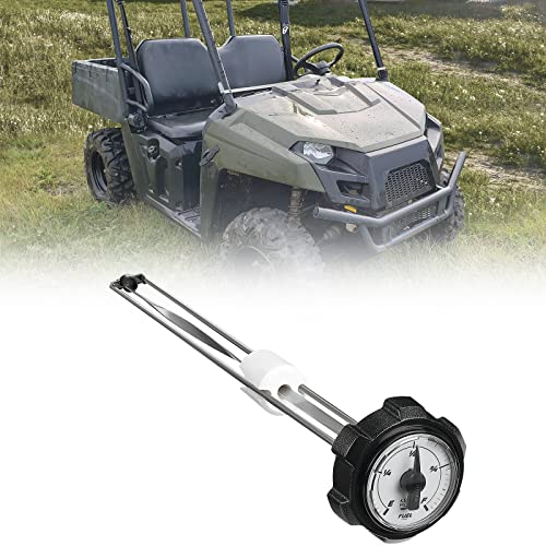 kemimoto Gas Cap with Gauge Compatible with Ranger, UTV Fuel Gas Cap Gauge Compatible with Polaris Ranger 400, 500, 700, XP Replacement for # 1240119