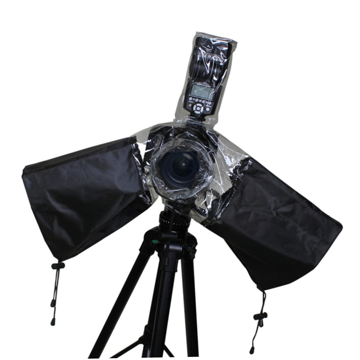 OSOLADY Camera Protective Camera Protector Camera Snow Camera Rain Sleeve Arm Camera Rain Cover Camera Shield Camera Arm Protector Rain Cover for DSLR Camera Rain Jacket Black