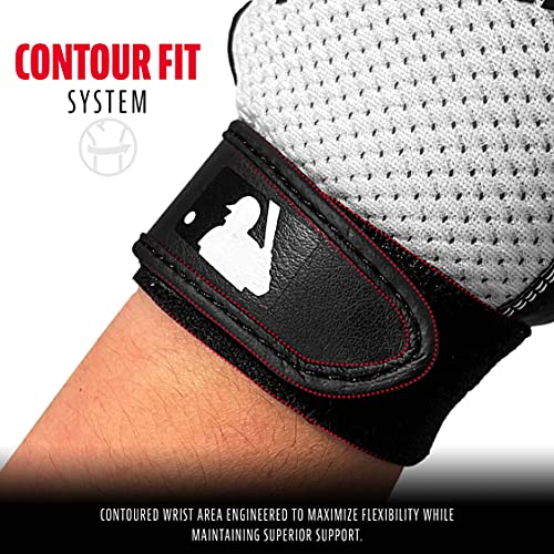 Franklin Sports Youth Flex Batting Gloves - Tee Ball Small - Black/White - image 3