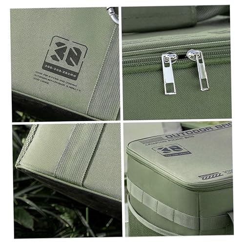 Boîte de rangement camping 42L vert sac étanche extérieur