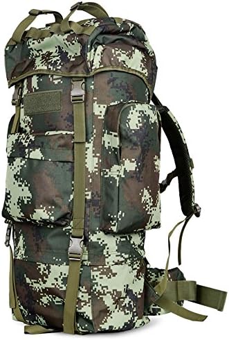 Hiking BackPack Coco Camo, Waterproof Rucksack Outdoor Sport Travel Trekking Running Mens Large Capacity (Color : D, Size : 65L)