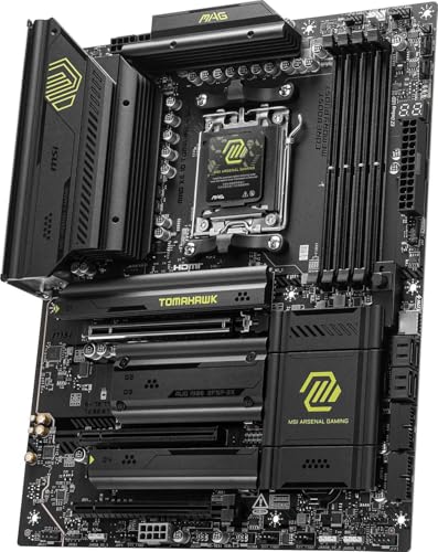 Image of Micro Center AMD Ryzen 7 9800X3D CPU Processor with MSI MAG X870 Tomahawk WiFi Gaming Motherboard (AM5, DDR5, PCIe 5.0, M.2 Gen5, USB4 40Gbps, Wi-Fi 7, Bluetooth 5.4, ATX)