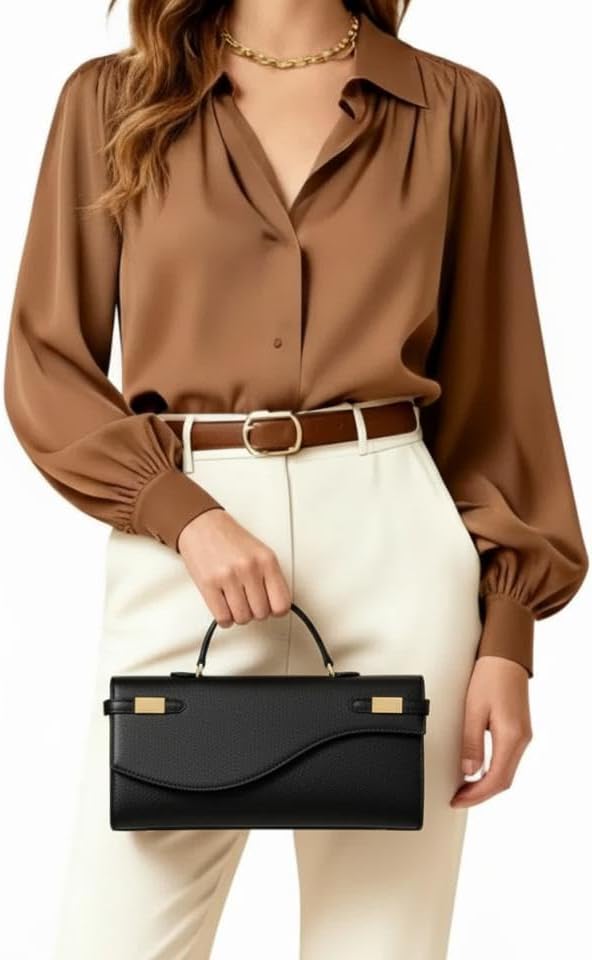 Clutch Purses for Women PU Leather Clutch with Removable Shoulder Strap Evening Handbag for Women 2025 - Image 3