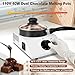 2026 Upgrade Chocolate Melting Pot, 1L Chocolate Melting Machine with Candy Dipping Tools,Electric Chocolate Tempering Machine for Chocolate,Candy,Butter Making Warming Coffee Milk Wine (40W, 110V)