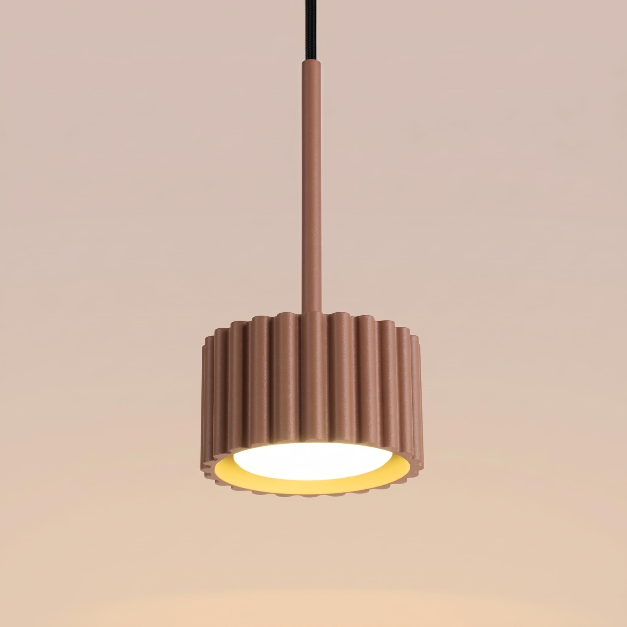 SOLLUX lighting Lámpara colgante LED Gx53 Aura mocha