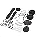 Produktbild ATPWONZ Haar Design Styling Tools Kit 8 in 1 Haar Styling Zubehör Kit Set für Dame DIY Frisur (Schwarz)