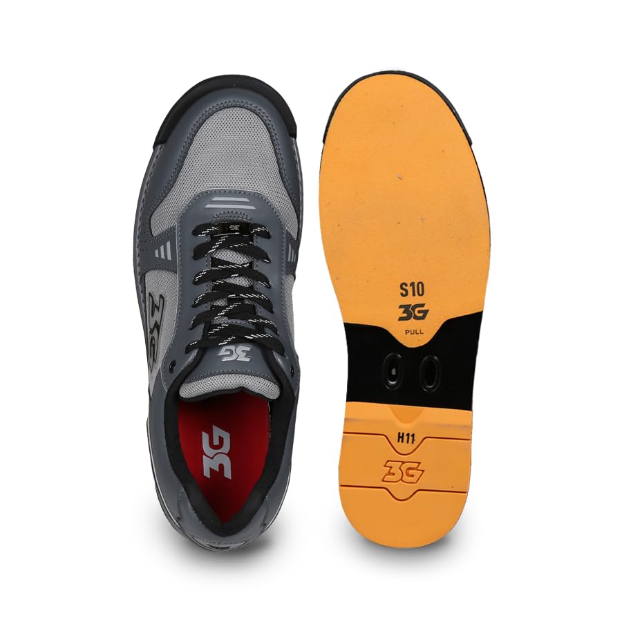 3G Racer Grey Mesh Right Handed Bowling Shoes4