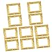 SAFIGLE 10 Pcs Simulation Frame Miniature Picture Frame Doll House Furniture Accessories Unfinished Furniture DIY Furniture Vintage Frames Victorian Furniture Jewelry Plastic Props