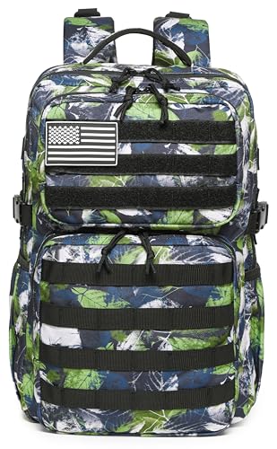 Image of Wotony Military Tactical Backpack for Men Waterproof Daypack 3 Day Assault Pack Molle Bag with Water Bottle Holder